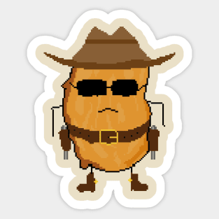 NUGS COWBOY - PİXELART Sticker